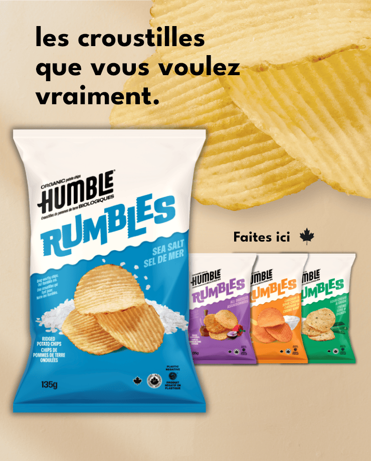 Humble Rumbles - Les croustilles que vous voulez vraiment. Faites ici.