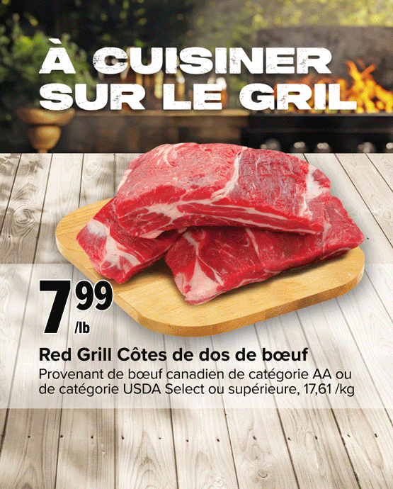 À cuisiner sur le gril