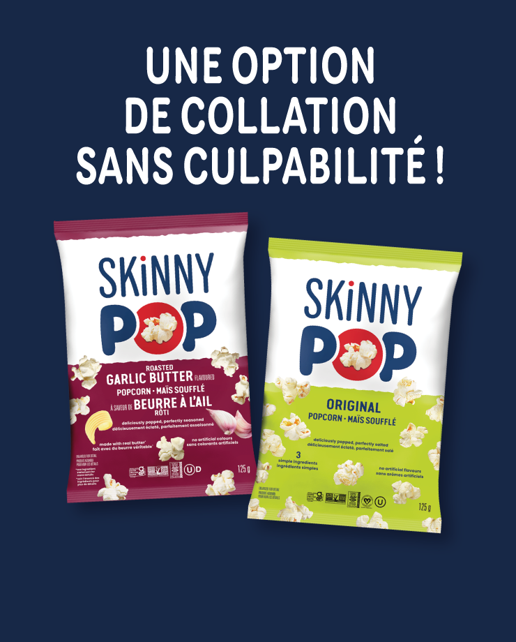 Skinny Pop - Une option de collation sans culpabilité !