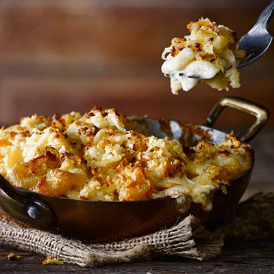 Apple Beer Mac & Cheese by Chef Nicole Gomes