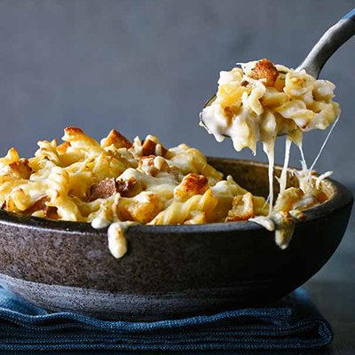Cod You Believe It’s Shmoked Mac & Cheese by Chef Thompson Tran