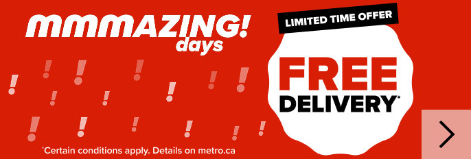 Mmmazing! Days. Limited time offer. Free delivery