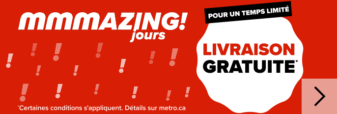 Mmmazing! Jours. Pour un temps limite. Livraison gratuite