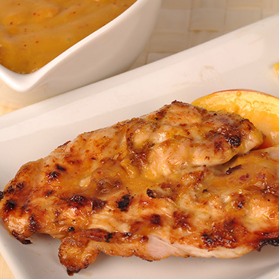 Apricot-glazed Grilled Chicken