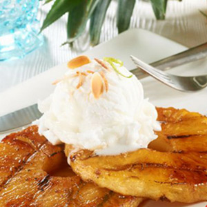 Grilled pineapple