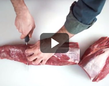 How to cut up whole beef tenderloin?