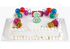 Gâteau blanc - Anniversaire, gâteau pour bébé_1