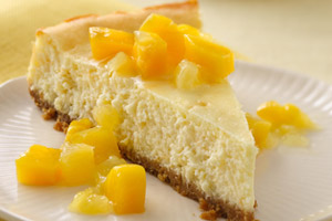 Gâteau au fromage à la mangue allégé