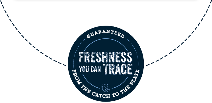 Guaranteed freshness you can trace from the catch to the plate