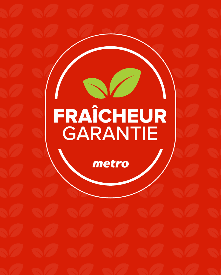 Fraîcheur garantie metro