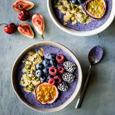 Recipe: Blueberry and Banana Smoothie Bowl