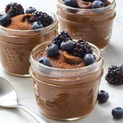 Recipe: Berry Chocolate Avo Pudding