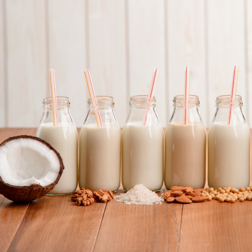 coconut milk bottles