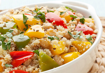 Vegetables and Legumes Couscous