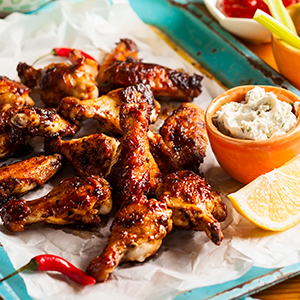3 Easy Chicken Wing Recipes with 8 Winning Dips