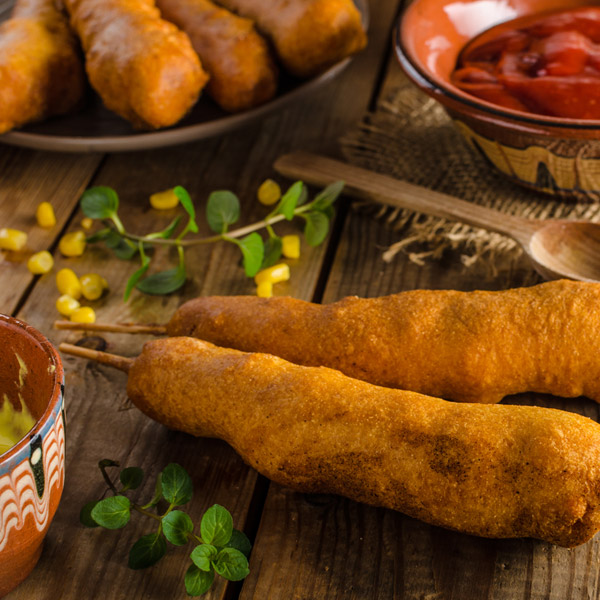 Corn dogs
