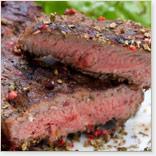 Biftecks de faux-filet aux épices bison