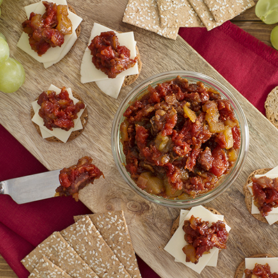 Tomato Bacon Jam with Bourbon