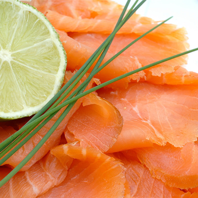 Marinated and Smoked Salmon Duo