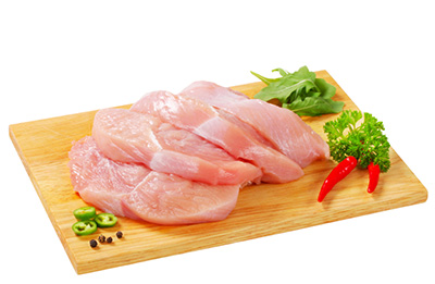 Escalopes de dindon et son duo de moutardes
