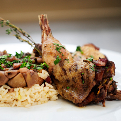 Pheasant with Apples and Cognac