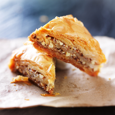 Pecan and Clementine Flaky Pastry