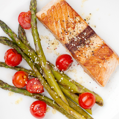 Grilled Pistachio Salmon Fillets