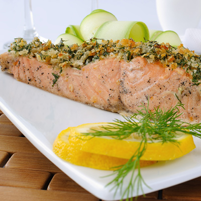 Trout Fillets with mixed fresh herbs