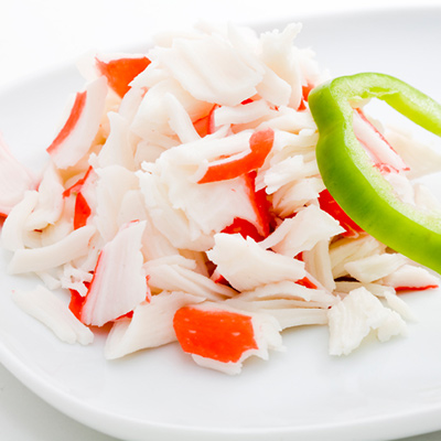Foo Yung au crabe, pak-choï et fromage