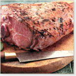 Leg of Lamb with Apple-Douanier Stuffing
