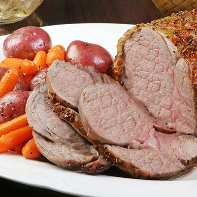Leg of Lamb with Three Flavours