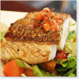 Curried barramundi gougeonnettes