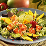 Lobster Salad with Mango, Endives and Watercress,  Orange Sauce