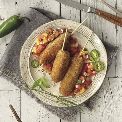 Beef Keftas, Tangy Mint Sauce