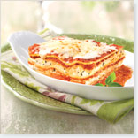 Lasagne fraîche aux épinards et au pesto