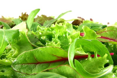 Mesclun with Brie-Anchovy Toasts