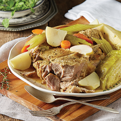 Quebec Milk-Fed Veal Stew with Apple and Mustard