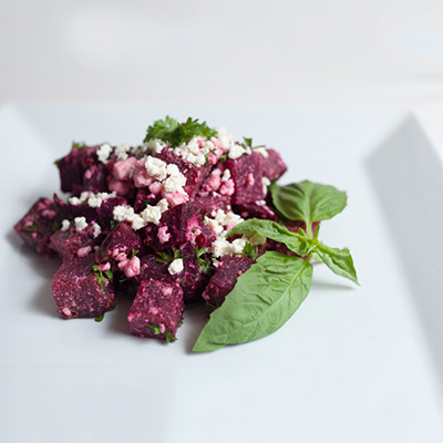 Beet and cheese Feta Napoleons