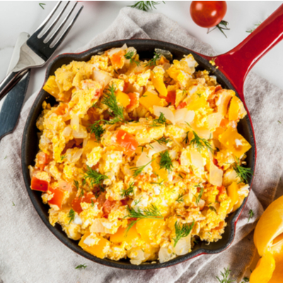 Rancheros Scrambled Eggs