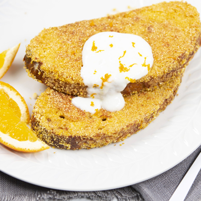Crusty browned bread à l'oranges Crusty browned bread à l'orange