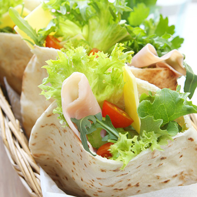 Curried Turkey Pita