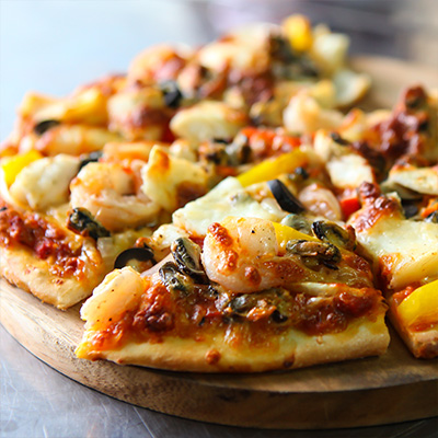 Chicken and Moro Orange Pizza