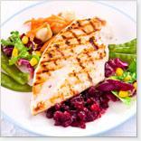 Grilled Chicken Breasts with Raspberry Vinegar Sauce