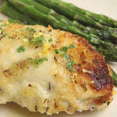 Chicken Breasts with Brie and Honey Dijon Sauce