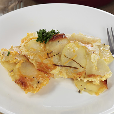 Cheddar-Parmesan Potatoes Cheddar-Parmesan Potatoes