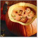 Pumpkin and Mussel Soup