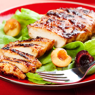 Apricot-glazed Grilled Chicken