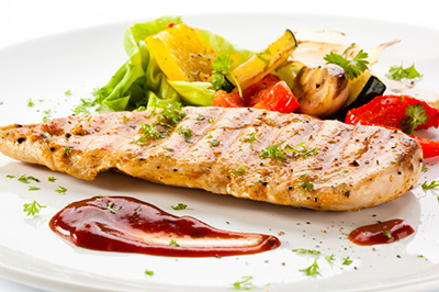 Chicken with Basil Tomato Sauce