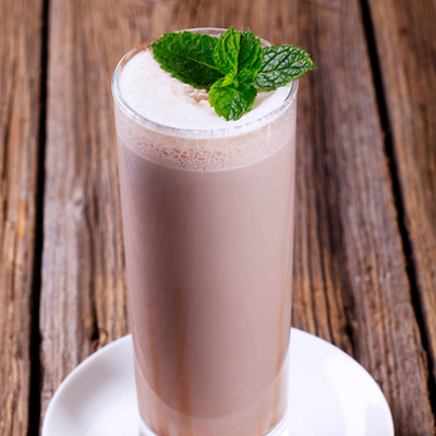 Punch aux canneberges et crème glacée Moka chocolat