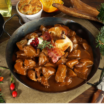 Pepper and Cranberry Lemon Flavoured Pork Ragoûts Pepper and Cranberry Lemon Flavoured Pork Ragoût